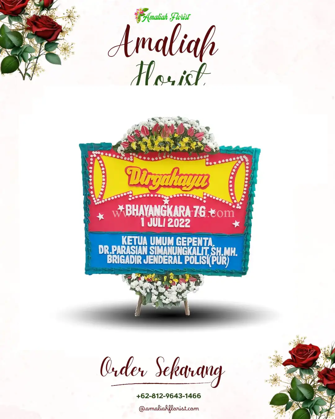 Papan Bunga HUT Ulang Tahun Padang Lawas Utara